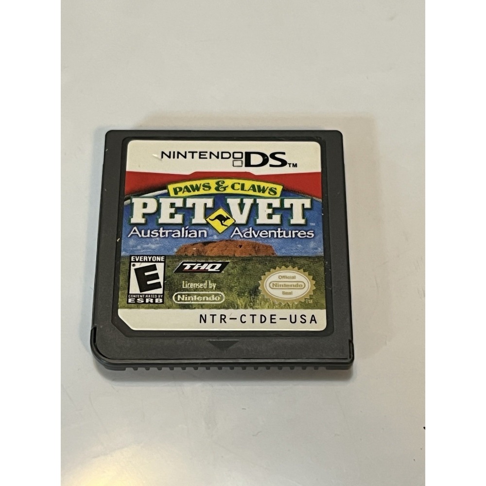 Pet Vet‎ Paws & Claws: Pampered Pets (Nintendo DS, 2009) Cartridge Only Works!